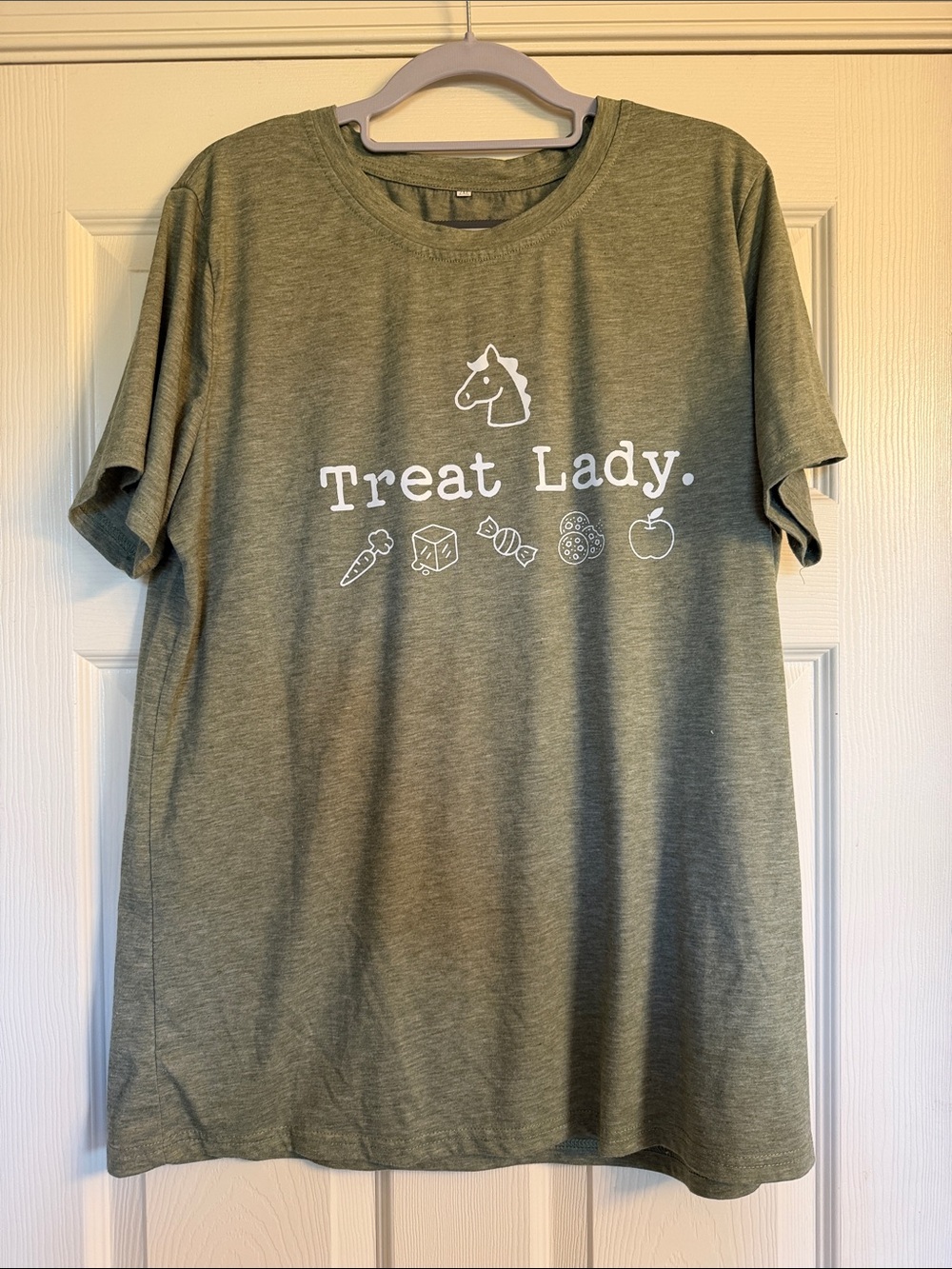 Treat Lady Short Sleeve Tee - Olive Green